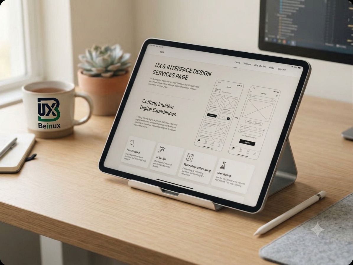Wireframes turning into a finished interface design